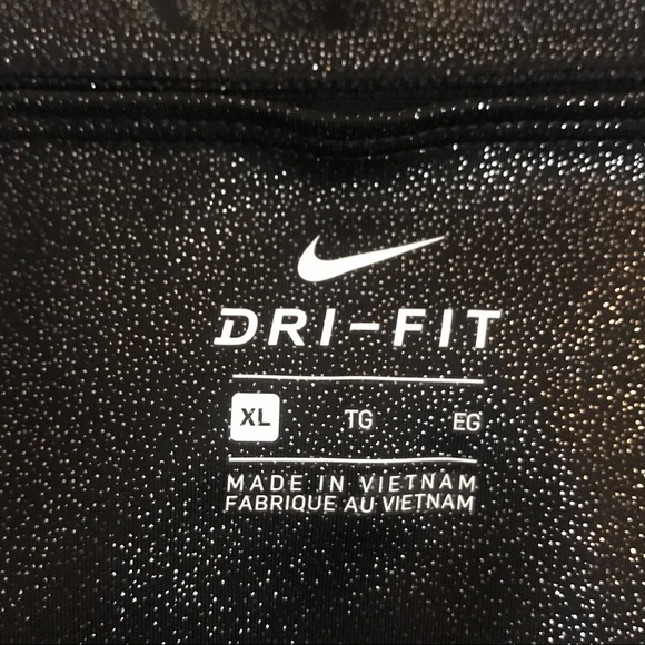 NIKE One Sparkle Black 7/8 Leggings XL - Picture 5 of 6